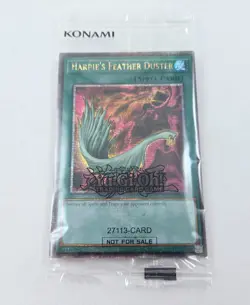 Yu-Gi-Oh • HARPIE'S FEATHER DUSTER • QCR Quarter Century EDC1-EN001 Promo M/NM - Image 1