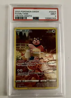 2023 Pokemon SWSH Crown Zenith Miltank Galarian Gallery #GG24/GG70 PSA 9 - Image 1