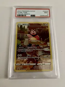 2023 Pokemon SWSH Crown Zenith Miltank Galarian Gallery #GG24/GG70 PSA 9 - Image 2