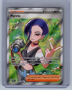 Perrin 209/167 Ultra Rare Twilight Masquerade Pokemon NM - Image 1