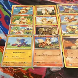 Growlithe 16-Card Collector Lot | Pokemon | English | HP - Image 2