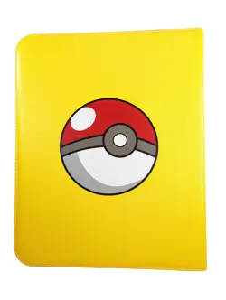 Pikachu and Eevee Card Binder - 900 Card Yellow TCG Binder - Pikachu Binder NEW - Image 2