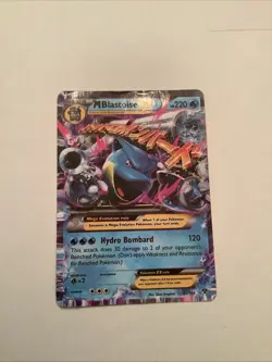 Pokemon M Blastoise EX 30/146 XY Base Set Extended Art Ultra Rare Holo 2014 - Image 1