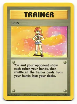 Lass 75/102 Rare Base Set Pokemon NM - Image 1