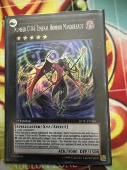 Yu-Gi-Oh JOTL-EN056 Number C104: Umbral Horror Masquerade 1St Edition Super Rare - Image 1