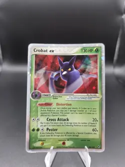 Pokemon TCG Crobat ex 96/107 Deoxys Holo MP 2005 - Image 1