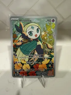 Meloetta EX Full Art 026 Holo Pokemon Black Star Promo - Image 1