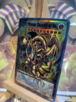 Cartes Toon Winged Dragon Of Ra ACG Waifu Card Holo Anime Yug - Image 2