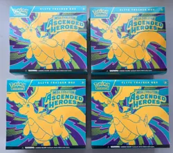 4x Pokemon Mega Evolution Ascended Heroes Elite Trainer Box ETB Lot Of 4 - Image 1