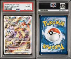 Pokemon Mewtwo VSTAR Crown Zenith Galarian Gallery Full Art #GG44 PSA 10 - Image 1