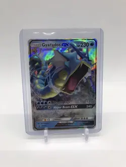 Gyarados GX SM212 Pokemon TCG Black Star Promo Full Art Holo Hidden fates Tin - Image 1