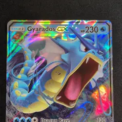 Pokemon TCG Gyarados GX SM212 Sun & Moon Promo Black Star Full Art Holo 2019 - Image 2