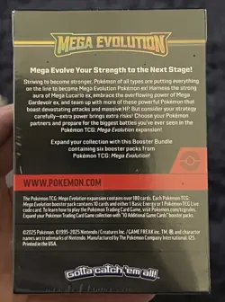 Pokemon Mega Evolution Booster Bundle 6 Packs FACTORY SEALED - Image 2