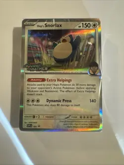 Hop’s Snorlax 184 Journey Together SEALED Promo Deck Pokemon TCG N/M M Unopened - Image 1