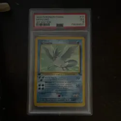 Pokemon Fossil Articuno Holo Rare 17/62 PSA 5 1st Edition 1999 English - Image 1