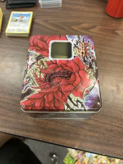 Yugioh 5d's Black Rose Dragon Collector's 2008 Tin Empty Excellent Shape - Image 1