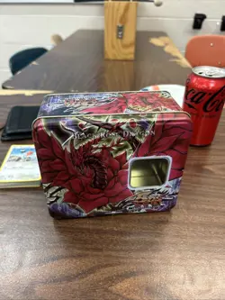 Yugioh 5d's Black Rose Dragon Collector's 2008 Tin Empty Excellent Shape - Image 2