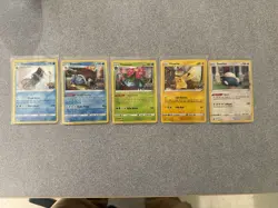 Pokemon TCG Pokemon GO Holo Lot- Pikachu, Venusaur, Blastoise, Snorlax, Gyarados - Image 1