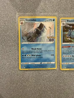 Pokemon TCG Pokemon GO Holo Lot- Pikachu, Venusaur, Blastoise, Snorlax, Gyarados - Image 2
