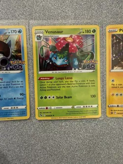 Pokemon TCG Pokemon GO Holo Lot- Pikachu, Venusaur, Blastoise, Snorlax, Gyarados - Image 4