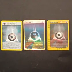 Pokemon Metal Energy & Darkness Energy Lot 3x Holo Vintage English - Image 1