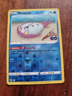 Pokemon Go Wimpod 025/078 Reverse Holo Common - Image 1
