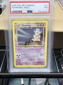 Pokemon Neo Genesis Slowking Holo Rare 14/111 PSA 7 2000 The Pokemon Company - Image 1