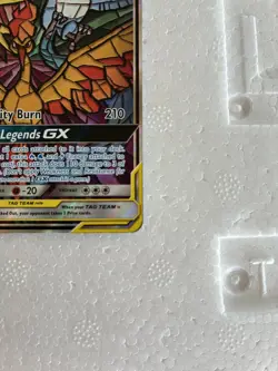 Pokemon TCG Moltres Zapdos Articuno GX SM210 Stained Glass Promo Holo NM - Image 3