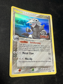 Pokemon Aggron 1/108 Reverse Holo Rare EX Power Keepers Ungraded Childhood - Image 2