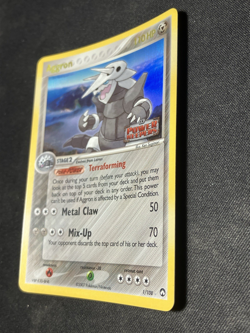 Pokemon Aggron 1/108 Reverse Holo Rare EX Power Keepers Ungraded Childhood - Image 3