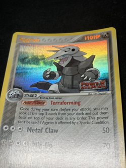 Pokemon Aggron 1/108 Reverse Holo Rare EX Power Keepers Ungraded Childhood - Image 4