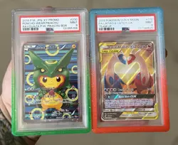 Pokemon Pikachu Poncho & Love Birds Duo (PSA 9) - Image 1