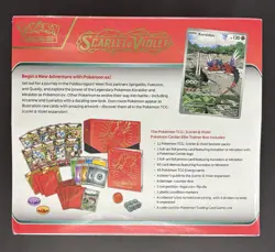 Pokemon Center ETB Scarlet and Violet Base ETB Set - Brand New Sealed - Koraidon 820650853418 - Image 4
