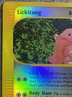 Pokemon TCG: Lickitung #90/147 Aquapolis Set Reverse Holo NM-M Condition - Image 2