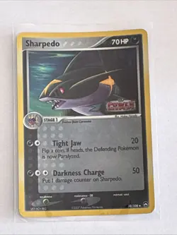 Sharpedo 38/108 Holo Stamped EX Power Keepers - Pokemon TCG - Image 1
