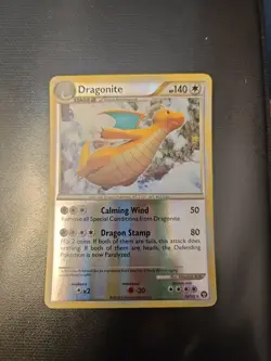 Dragonite 18/102 Triumphant Reverse Holo Pokemon - Image 1