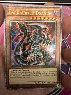 NM Dark Armed Dragon BLMR-EN054 Quarter Century Secret Rare Yugioh 1st Edition - Image 2