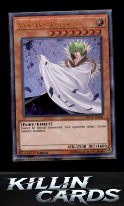 1st Edition Vanity's Ruler DUOV-EN061 Ultra Rare Duel Overload YuGiOh Card LP - Image 1