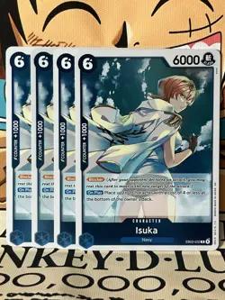 4x Isuka EB03-022 RARE One Piece TCG Heroines Edition English playset - Image 1