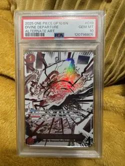 Divine Departure Alternate Art One Piece Op10-Royal Blood 019 NM PSA 10 - Image 2