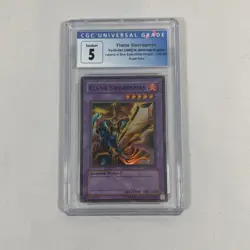 Flame Swordsman LOB-003 - CGC 5 Yu-Gi-Oh - (2002) BGS PSA NA Super Rare OG Print - Image 1