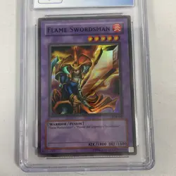Flame Swordsman LOB-003 - CGC 5 Yu-Gi-Oh - (2002) BGS PSA NA Super Rare OG Print - Image 2