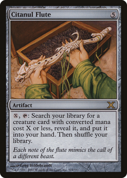 Citanul Flute #315 (MP) 10th Edition 10E Magic MTG - Image 1