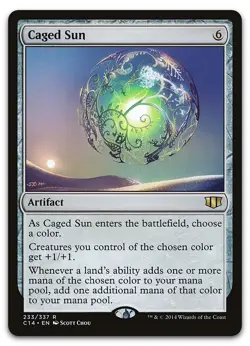 Caged Sun #233 (LP) Commander 2014 C14 Magic MTG - Image 1