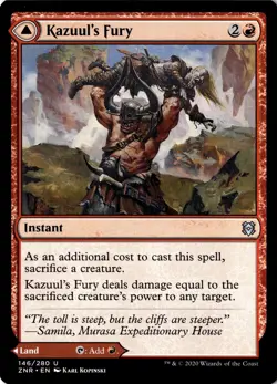 Kazuul's Fury U Zendikar Rising 146 LP - Image 1