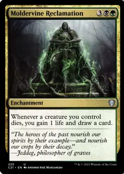 Moldervine Reclamation U Commander: Bloomburrow 255 LP - Image 1