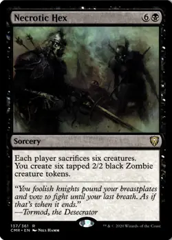 Necrotic Hex R Commander Legends 137 LP - Image 1