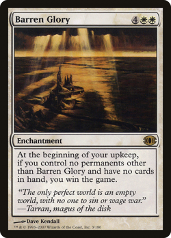 Barren Glory #3 (MP) Future Sight FUT Magic MTG - Image 1