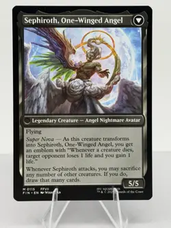 Sephiroth, Fabled SOLDIER (Non-foil) Final Fantasy 0115 Mythic MTG - Image 2