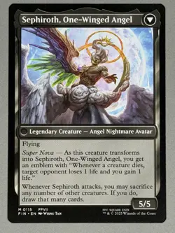 Sephiroth, Fabled SOLDIER (Non-foil) Final Fantasy 0115 Mythic MTG - Image 4